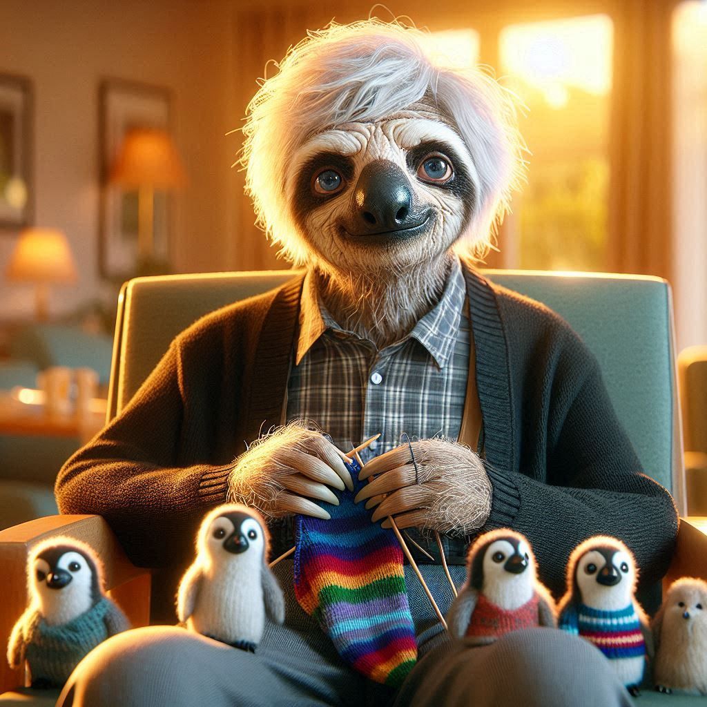 Slothfred “Slothfie” Date, Australian centenarian who knitte...