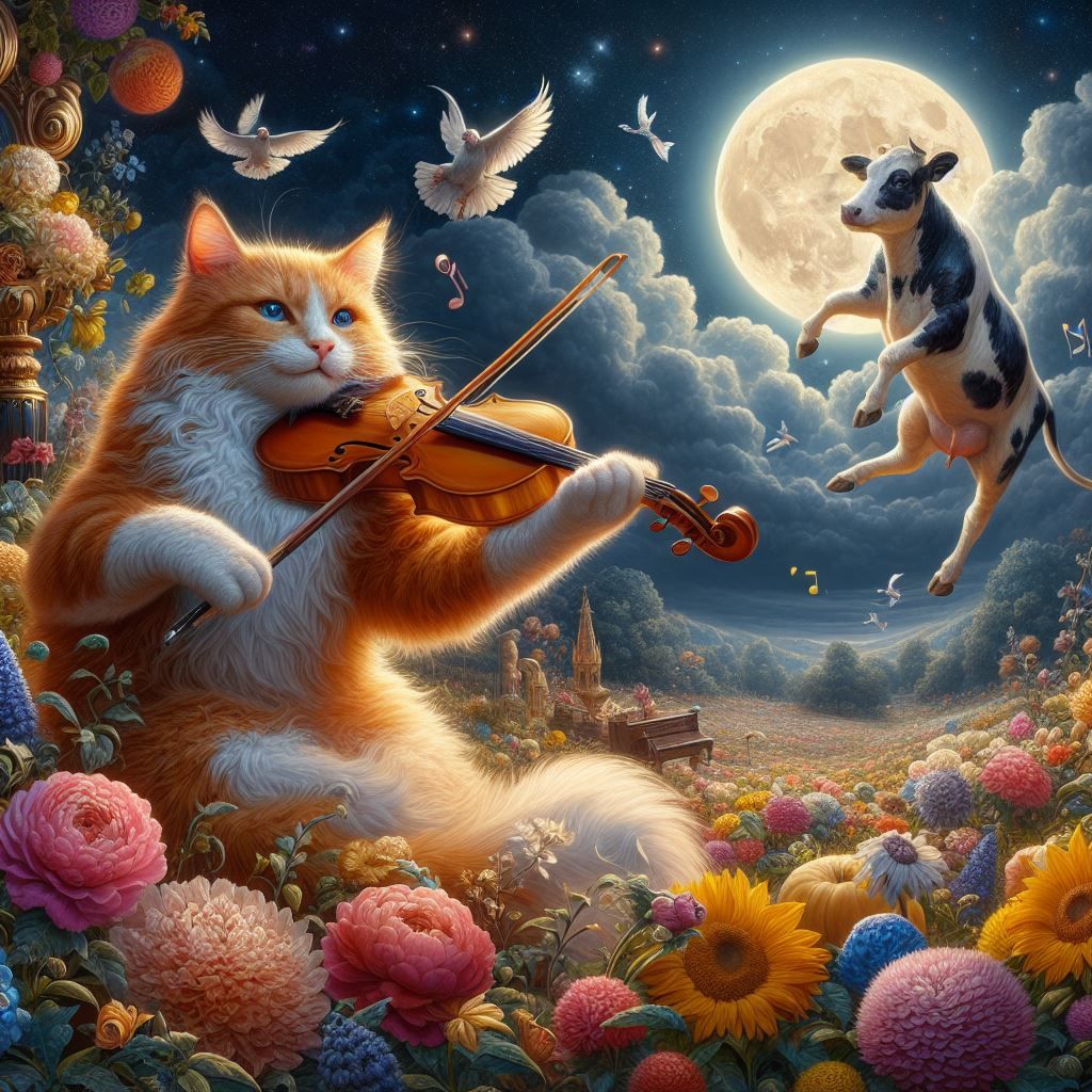 The cat and the Fiddle