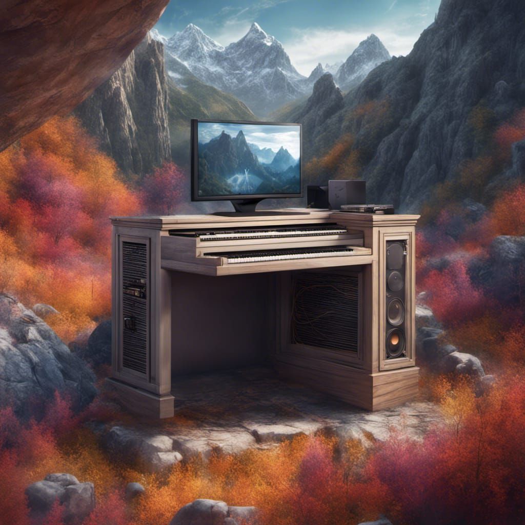 A computer nestled in a secluded mountain plays Beethoven's ...