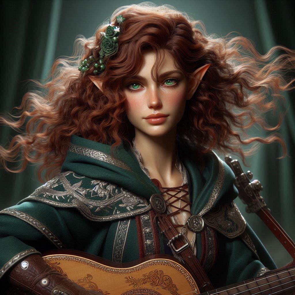 Thalia Dawnspark - Half-elf Bard