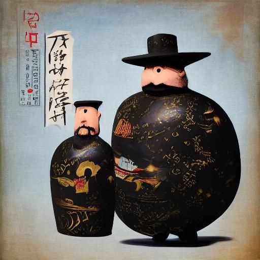 Sumo Hall Hostess in Surrealist Salvador Dali Style