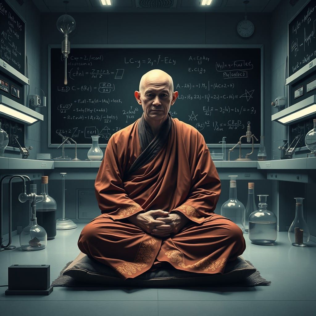 A Buddhist Monk in Harmony with Modern Science