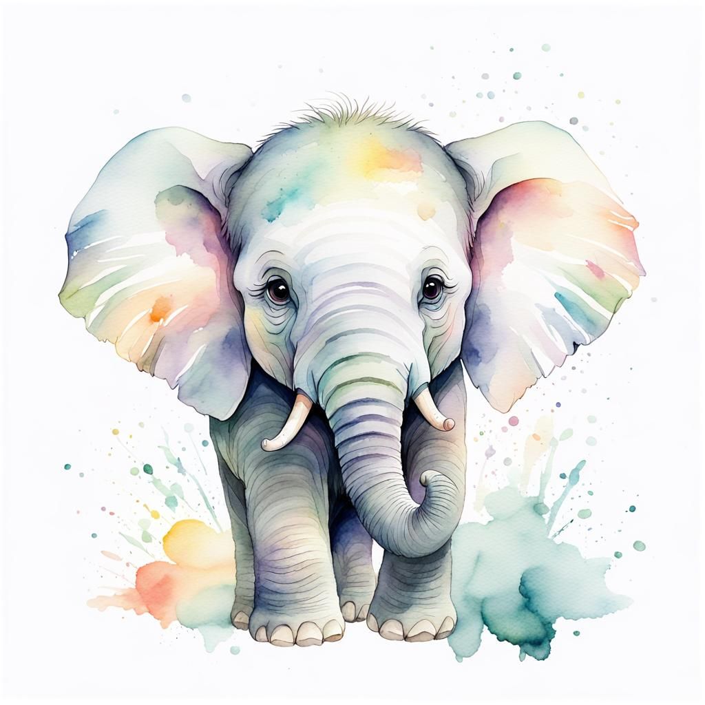 baby elephant  by @Oblique Lens