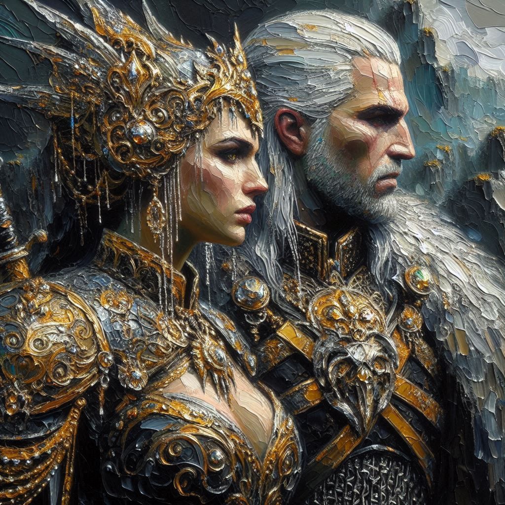 Geralt and Yennefer