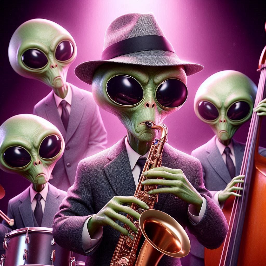 Alien jazz band