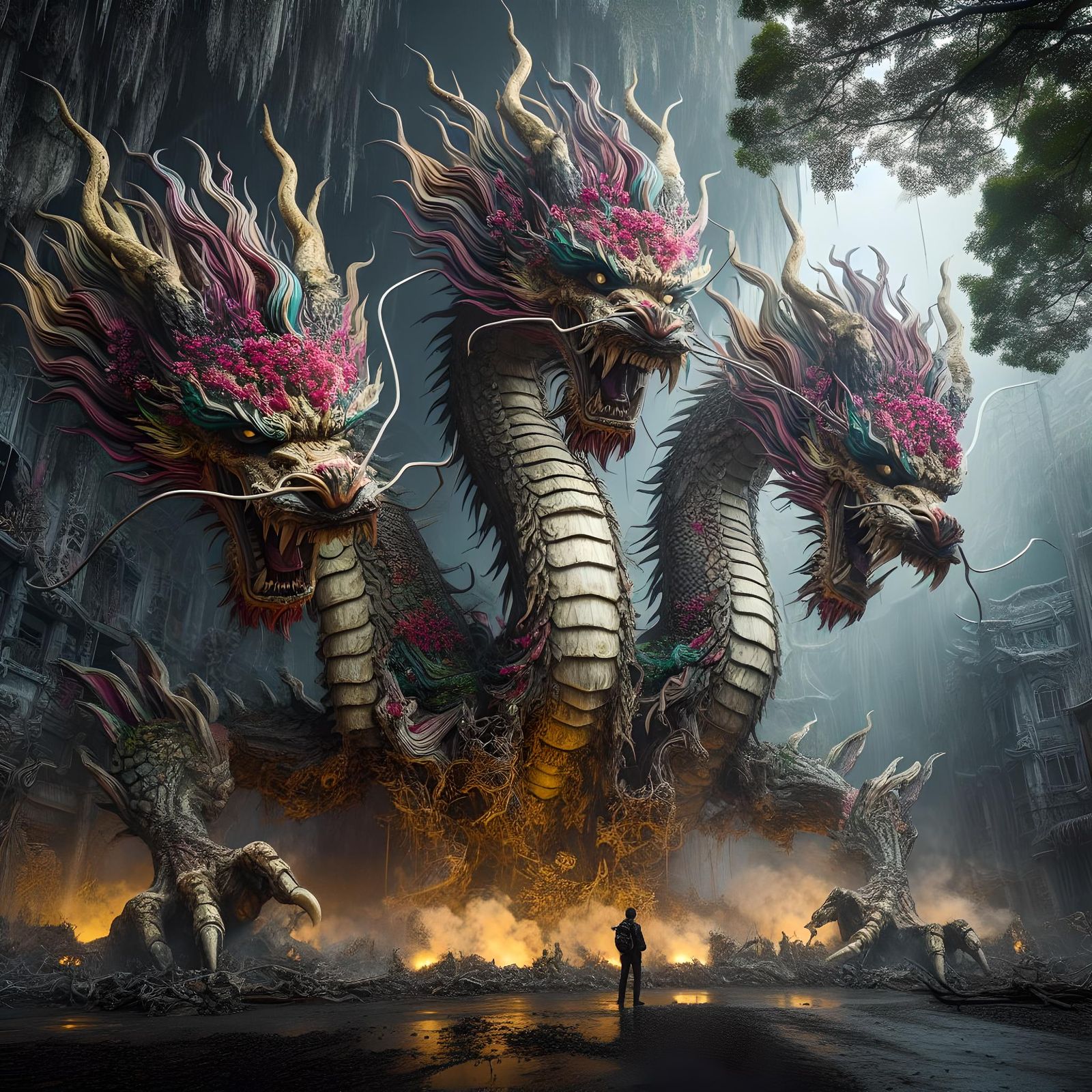 1 Man Vs a Ghidorah Variant