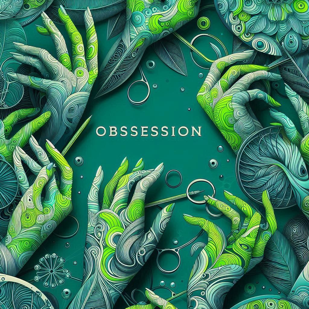 Creating with neon green