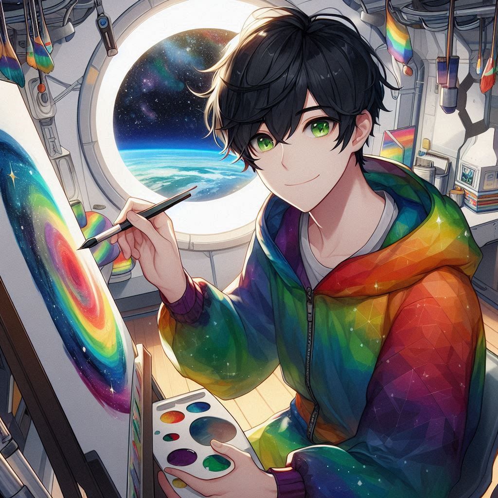haruki, the resident (space) artist