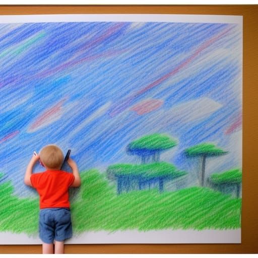 Un niño y su imaginación   by @Luna