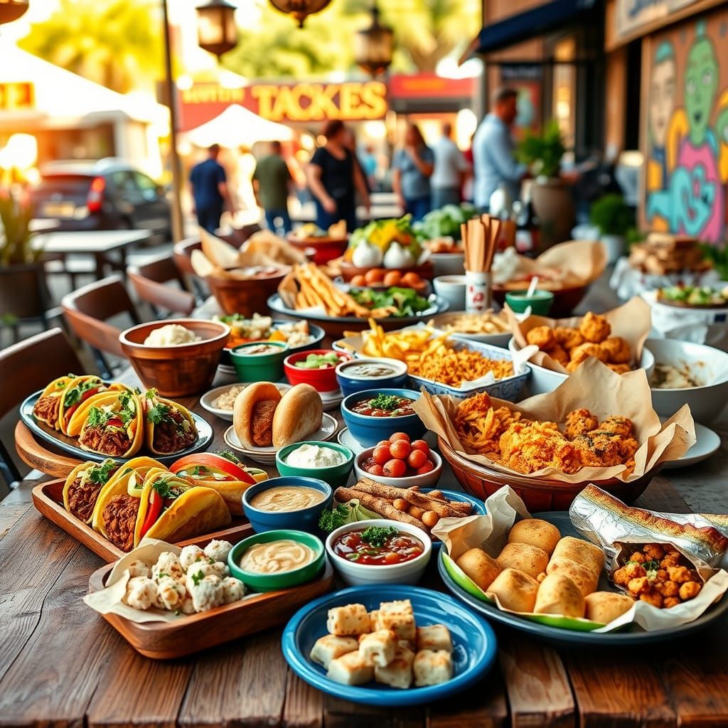 Global Food Smorgasbord   by @-kitty-