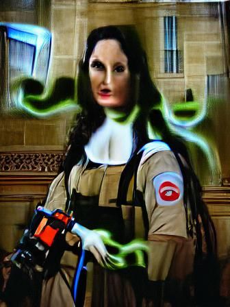 mona lisa ghost buster horror film filmic