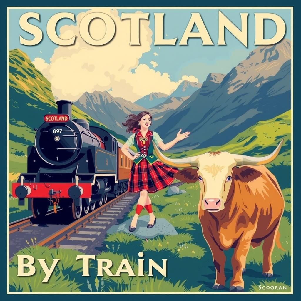 Scotland by train  by @Human Deliciousness