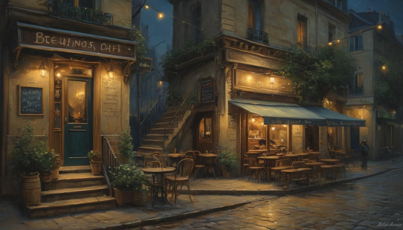 Parisian Cafe  by @DaveyJ