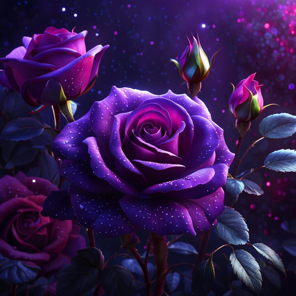 Purple rose