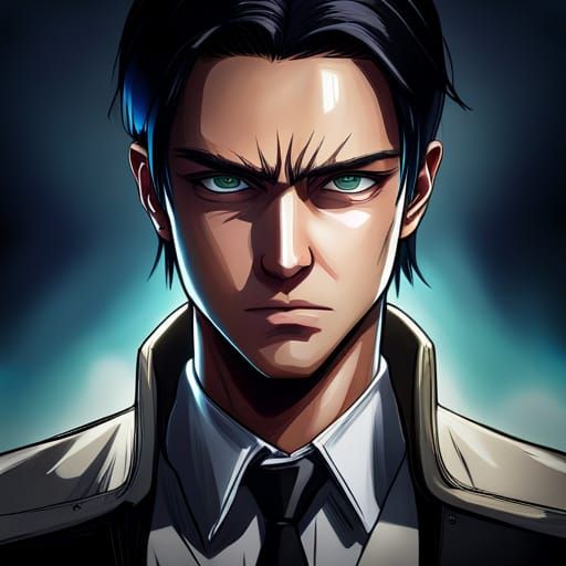 AI Art Generator: Attack on titan original character, OC