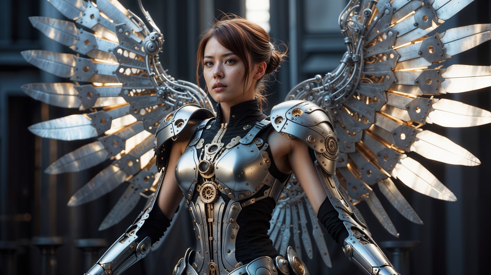 Mechanical Steampunk Mixed Wings