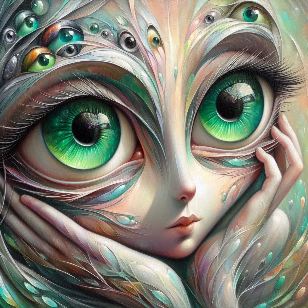 Green Eyes are watching.