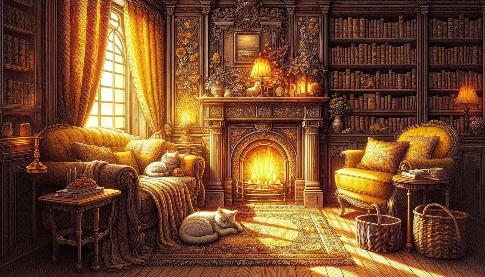 Quiet Purrs on a Lazy Afternoon