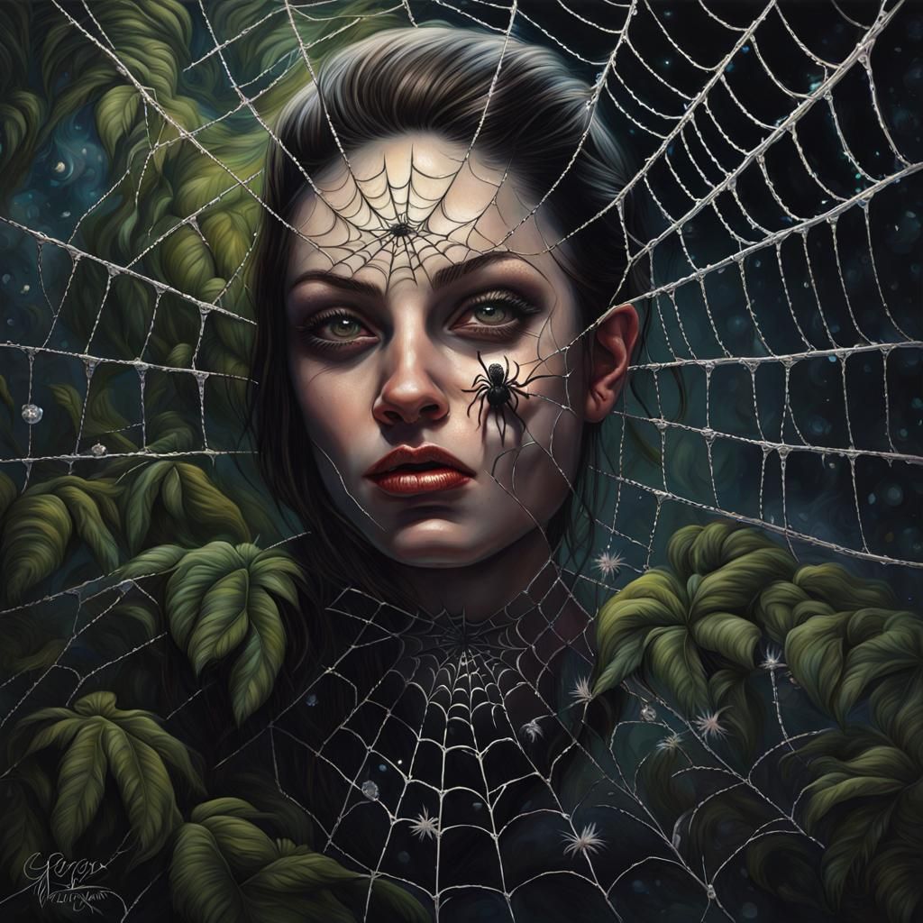 Spider Jungle Queen (Daily Challenge) AI Generated Artwork