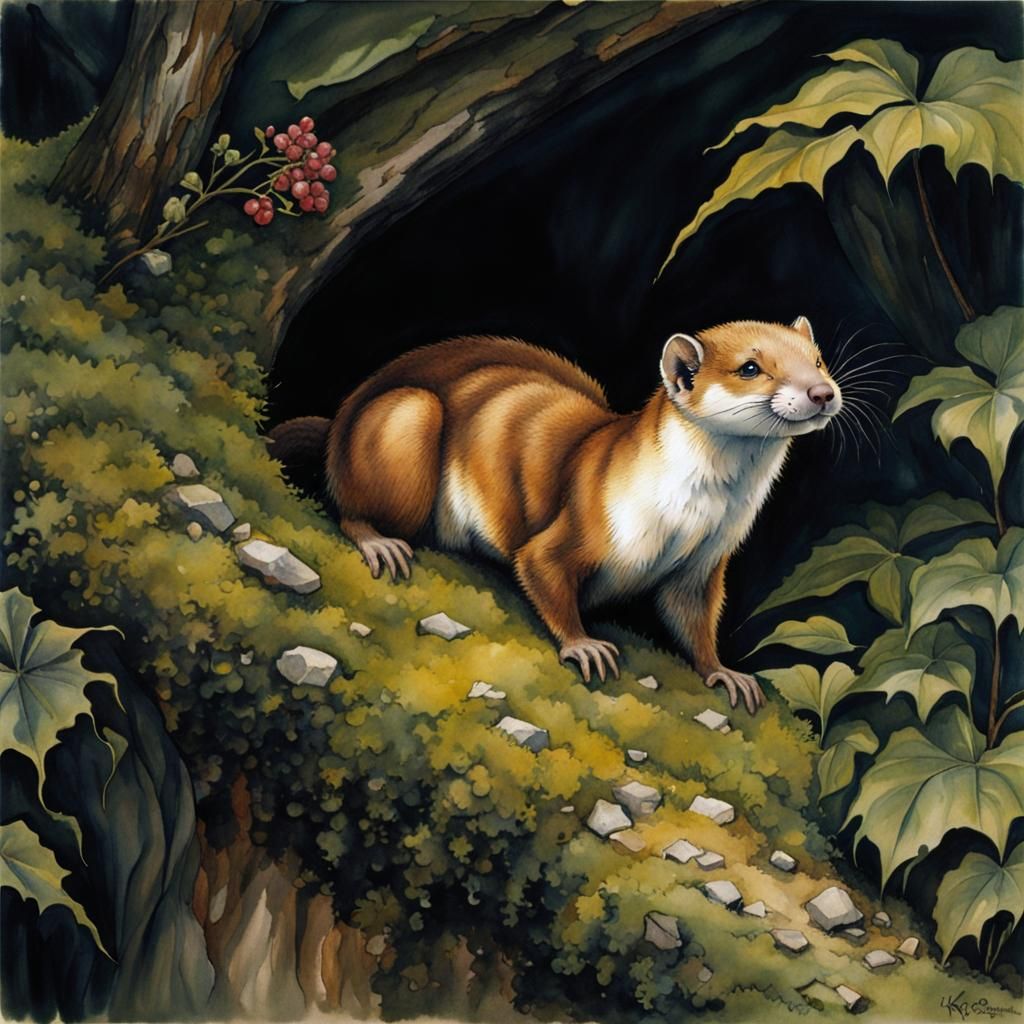 Nip The Weasel - AI Generated Artwork - NightCafe Creator