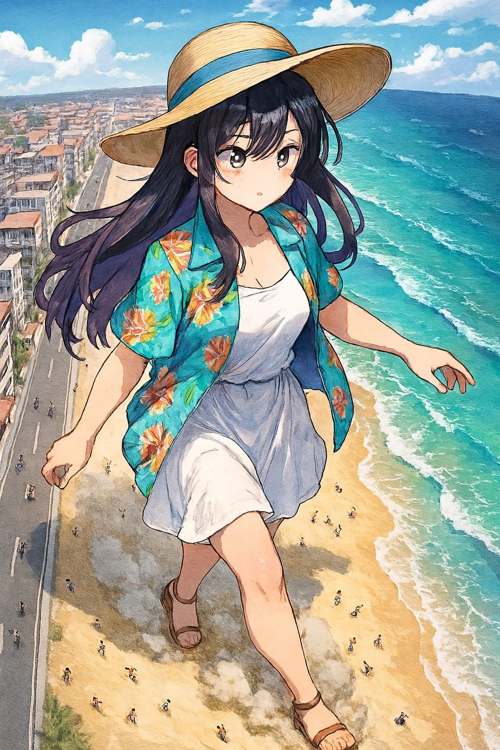 Beach Stroll 🏖️🚶‍♀️