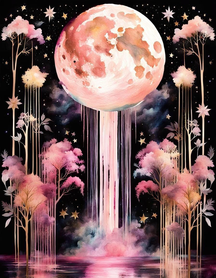 Strawberry Moon  by @NAME REDACTED