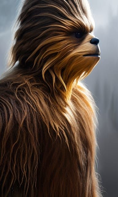 Old friend chewbacca - AI Generated Artwork - NightCafe Creator