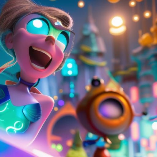 She's gone mad AI Generated Artwork NightCafe Creator