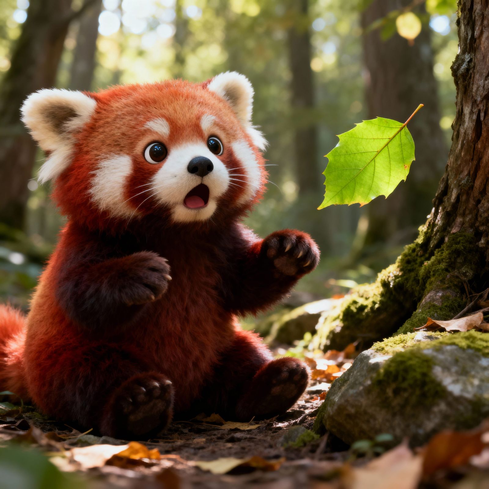 Red panda   by @Tippy