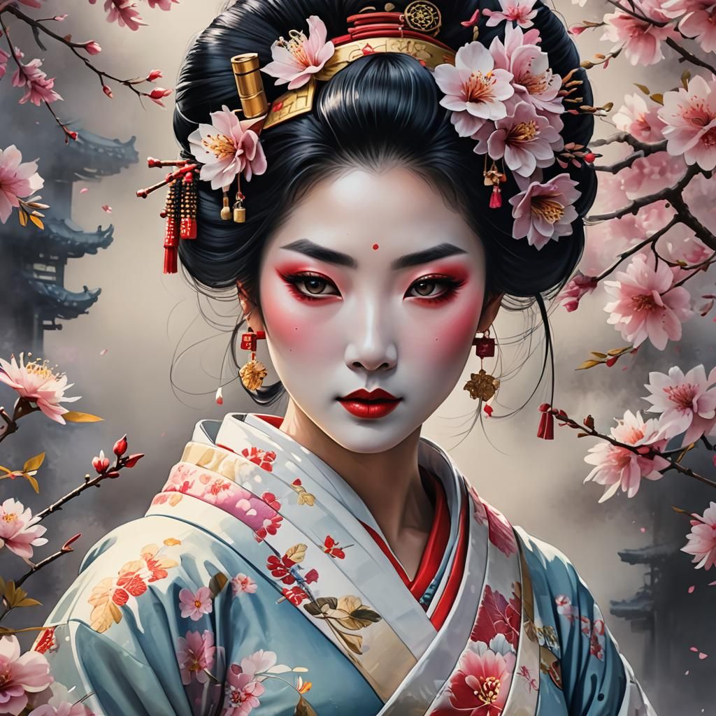 The Geisha  by @Kosh