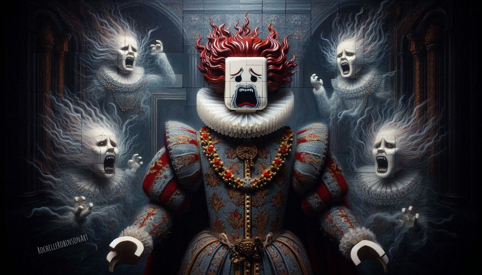 The Haunting of Henry VIII - Lego Art