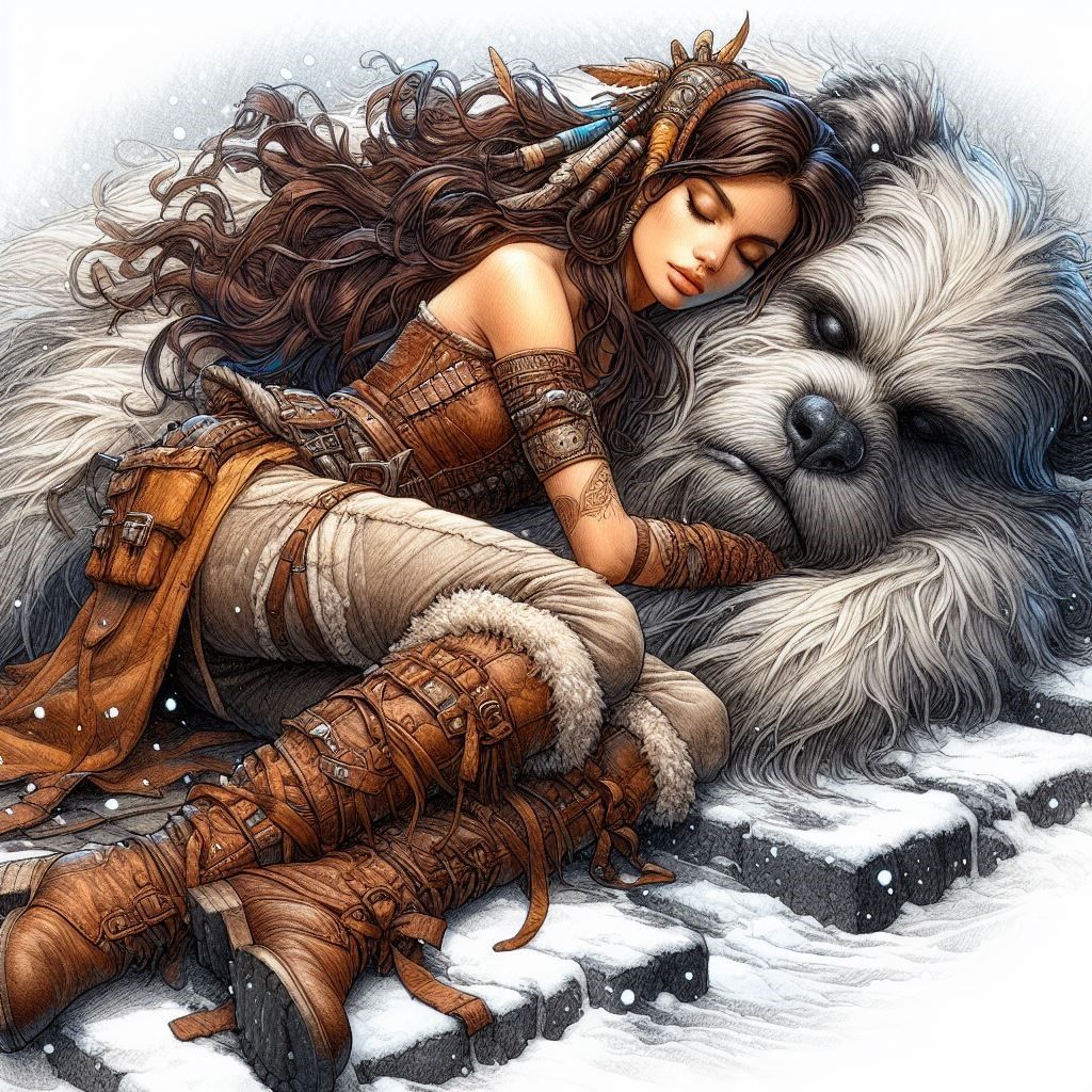 Sleeping with a white wookiee
