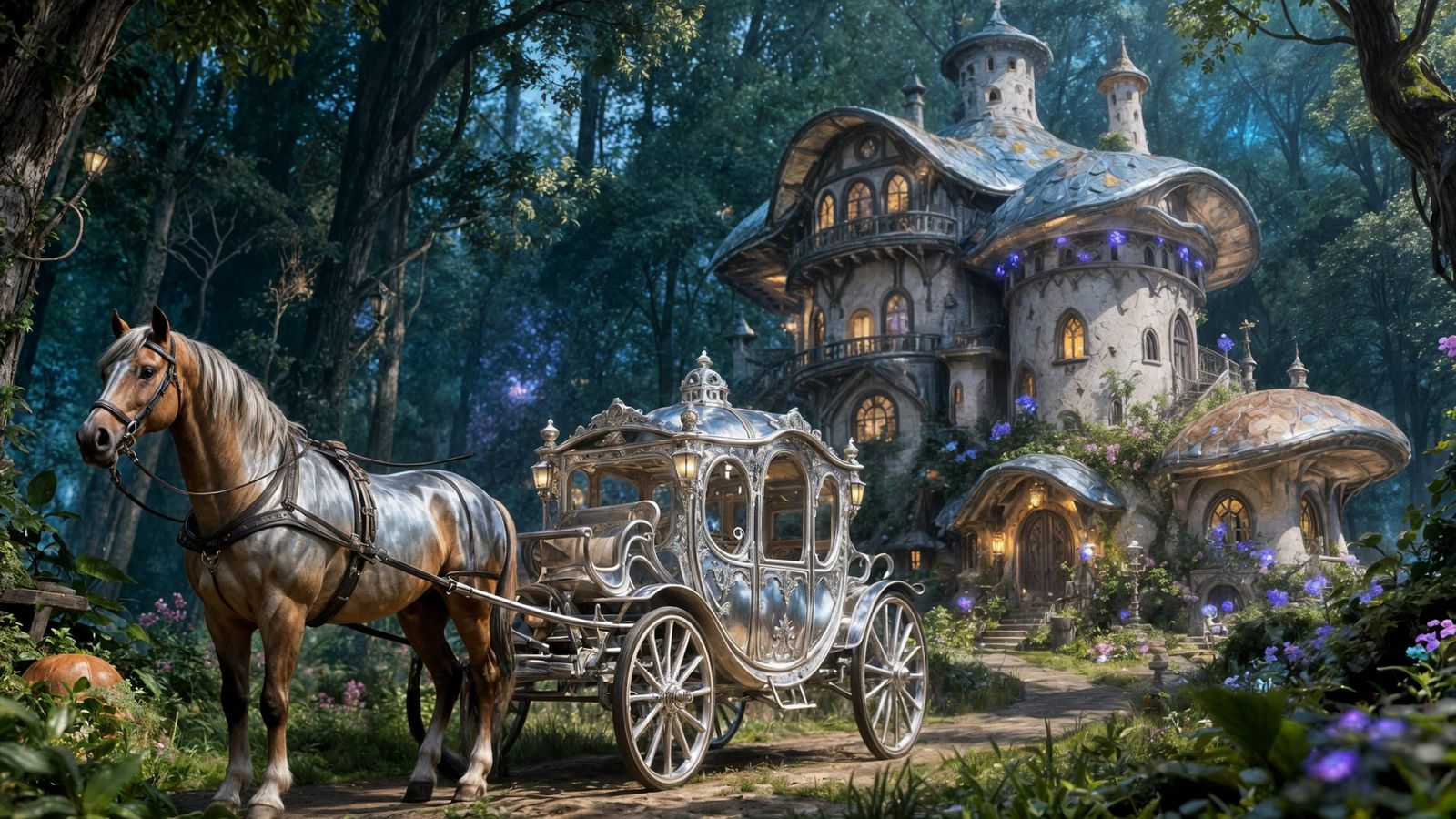 the carriage of the fairy princess  by @Davy Jay