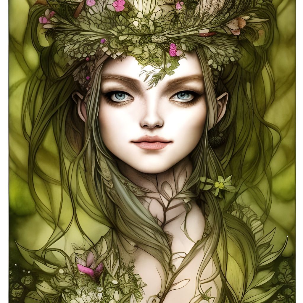 Crowned Fairy Queen 8 - AI Generated Artwork - NightCafe Creator