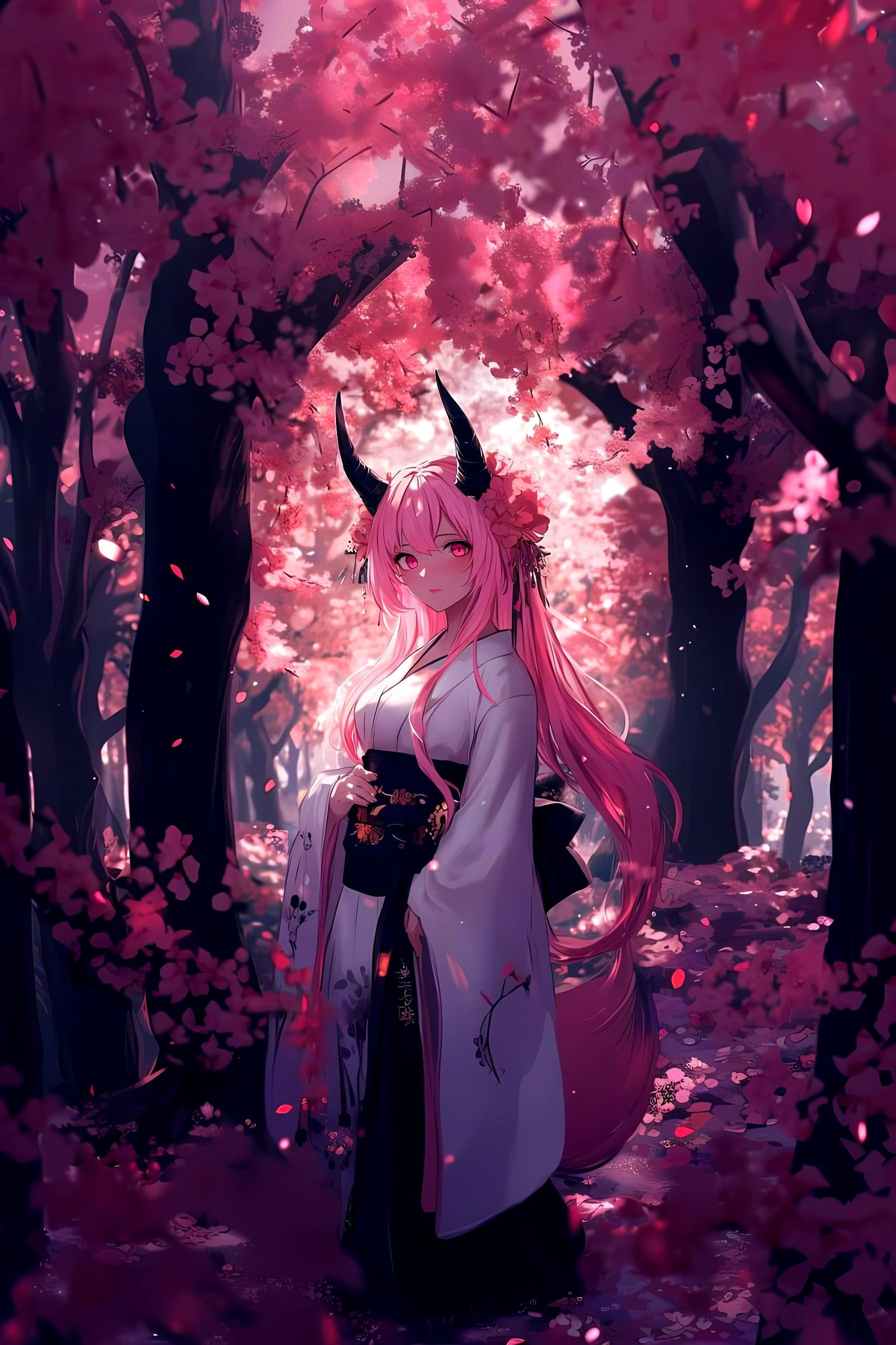 Oni at Sakura Forest