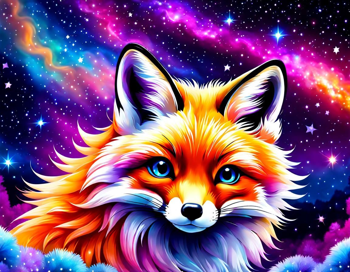 Space Fox - AI Generated Artwork - NightCafe Creator