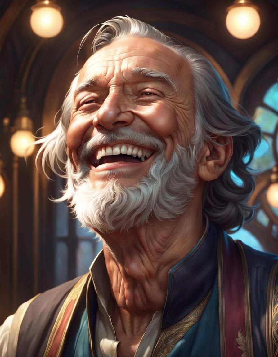 Laughing man  by @Baba Adlenpak