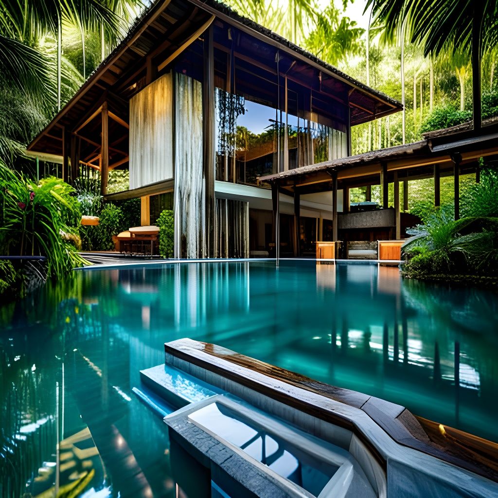 Tropical Pool Lodge