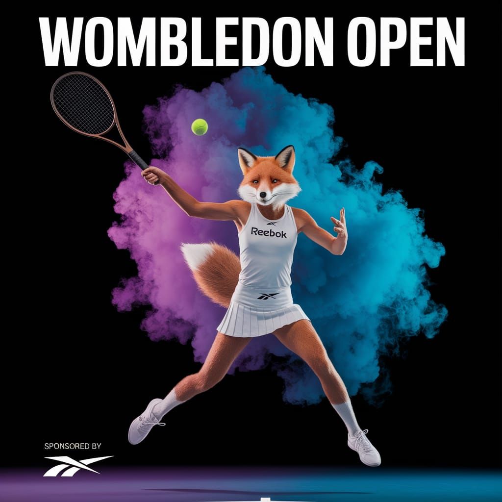 Anya Fox...Wombledon Open Finalist  by @Zombirb