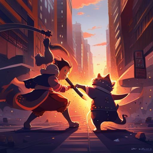 a taco cat fight