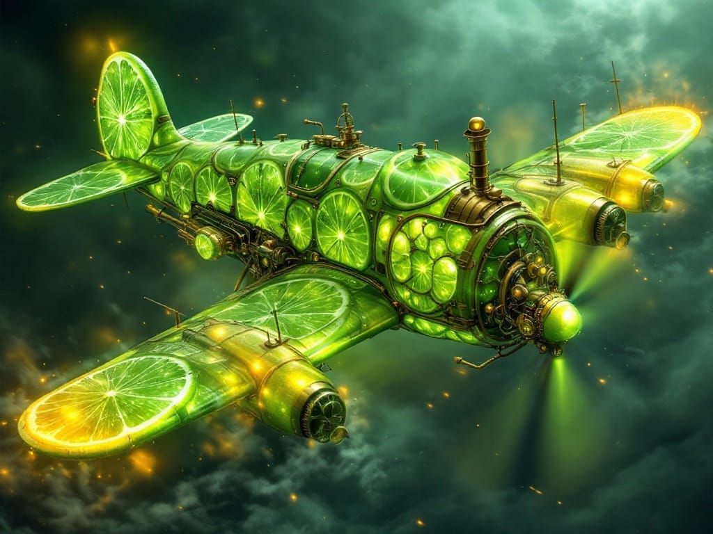 Ethereal Steam Punk Seaplane Takes Flight
