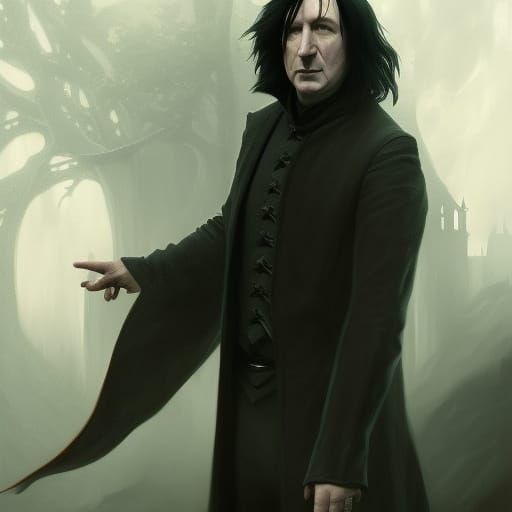 Severus Snape 6 - AI Generated Artwork - NightCafe Creator