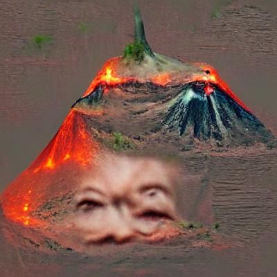 volcano, deepfake