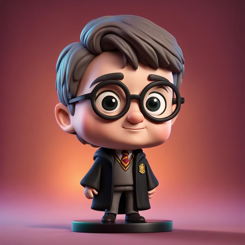 Harry Potter bobblehead figurine - AI Generated Artwork - NightCafe Creator