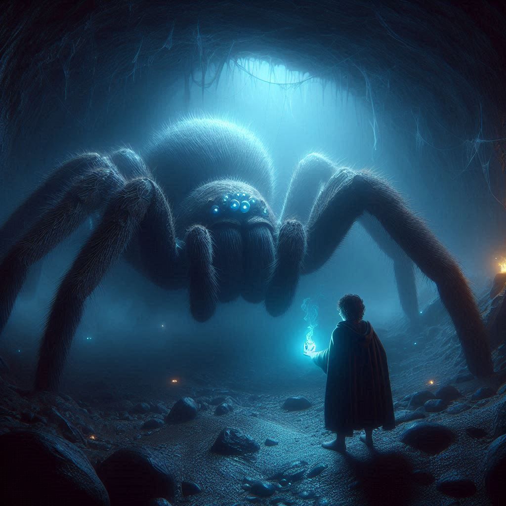 Frodon and the spider