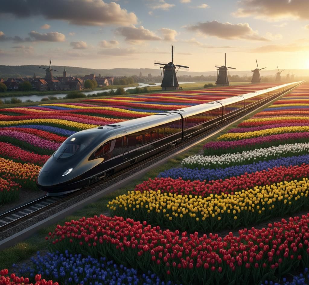 Netherlands high speed train