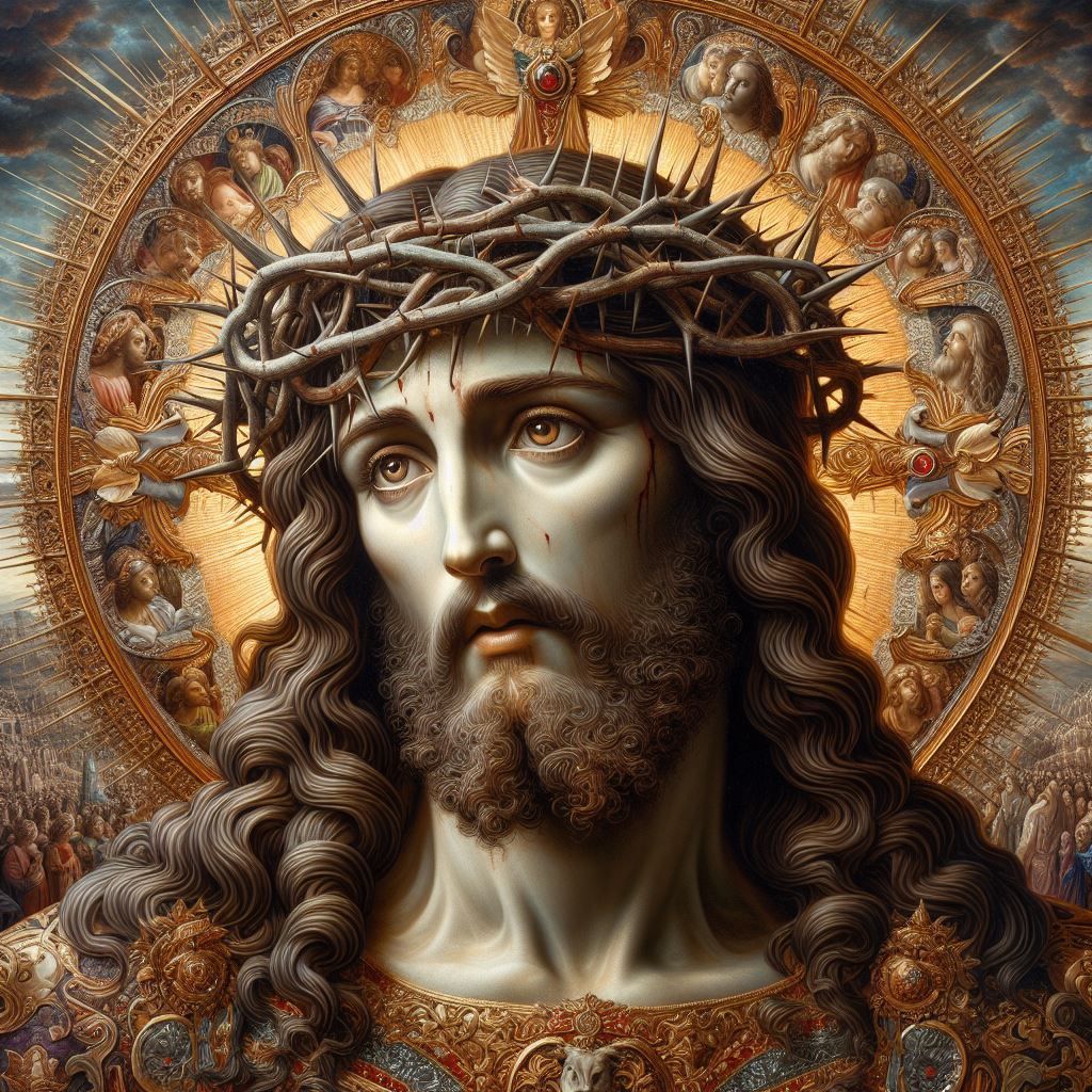 Medieval Portrait Of Jesus