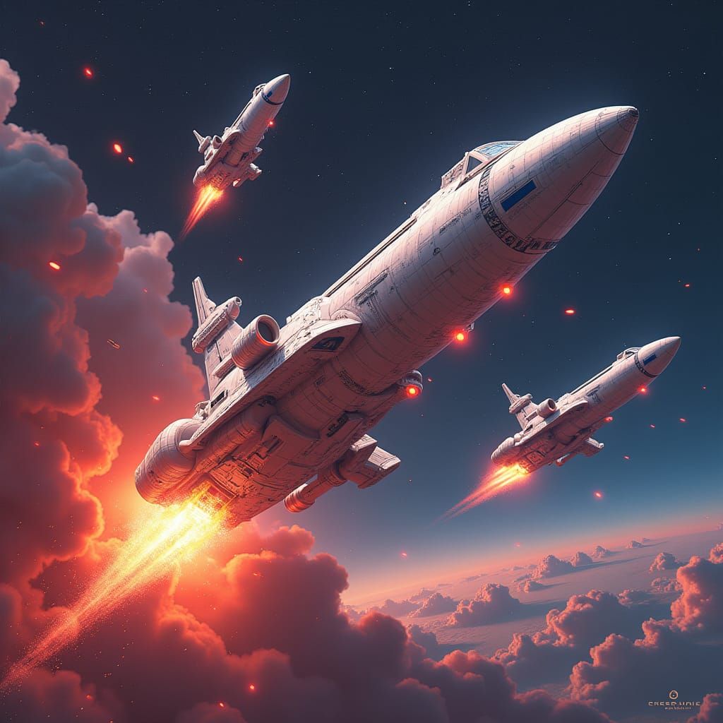 Attack ships on fire off the shoulder of Orion