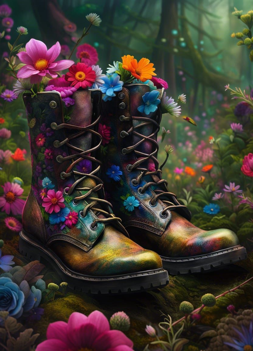 These 🥾BOOTS🥾 are made for walking 🌷🌹🥀  by @BUZZY 