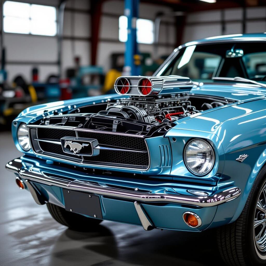 1965 Ford Mustang GT  by @Robert Steel